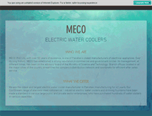 Tablet Screenshot of mecoltd.com